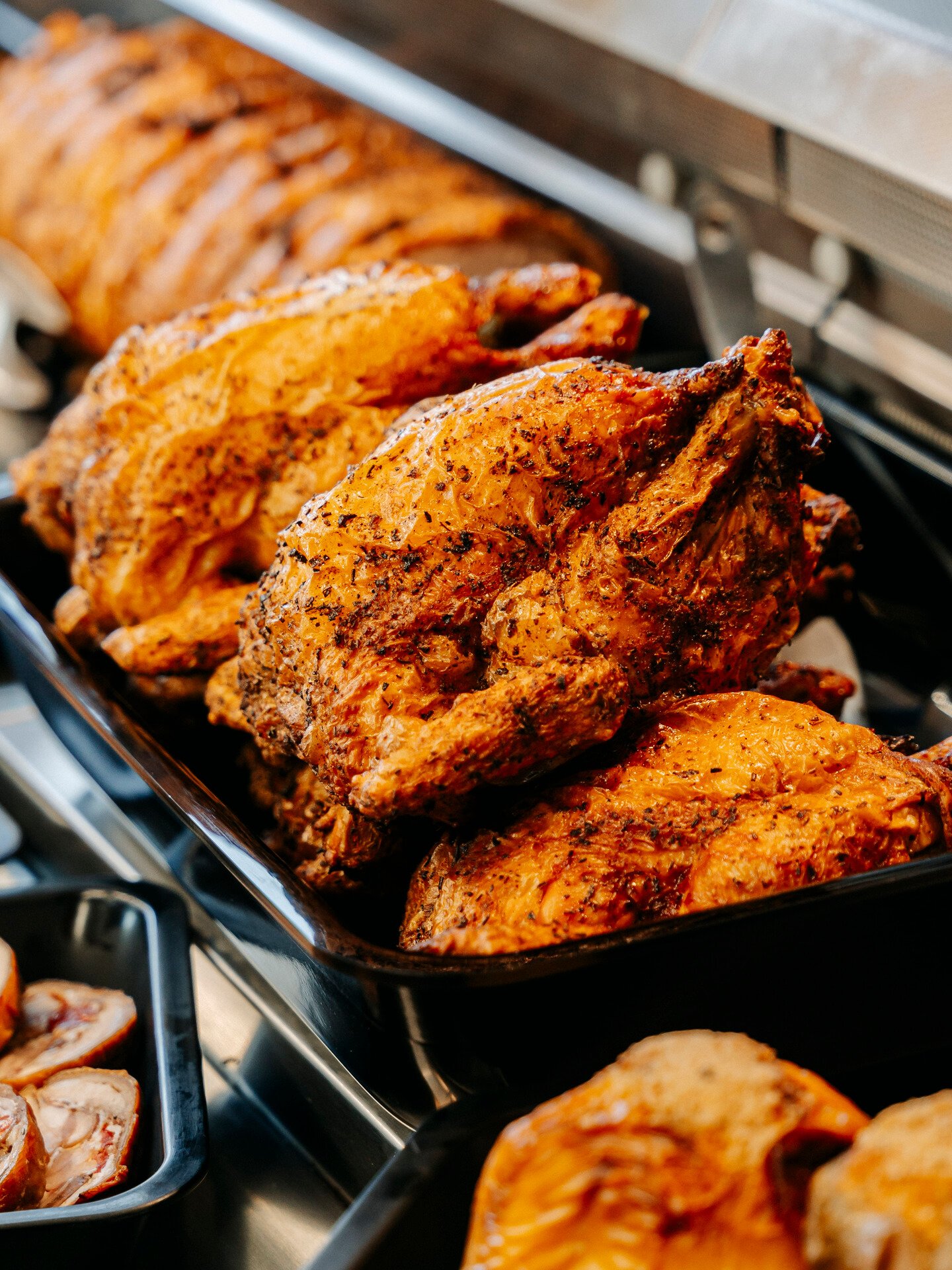 Polli arrosto dorati e croccanti Carlo Poma